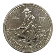 1 oz Silver Round - Engelhard Prospector