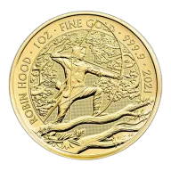 2021 Great Britain 1oz Gold Myths and Legends: Robin Hood