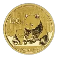 2012 Gold Bullion 0.25 Ounce Panda Coin People's Bank of China - Pre-Owned