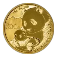 2019 15g Gold Panda Coin Bullion