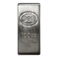 100 oz JBR Recovery Silver Bar
