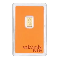 1 gram Gold Valcambi Bar