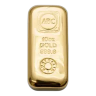 10 oz ABC Cast Bar Gold Bar
