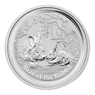2011 1Kg Perth Mint Lunar Silver Rabbit Coin