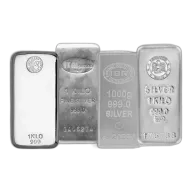 1 Kilo Silver Bar - Design Varies (IRA Eligible)