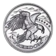 1 oz SD Bullion Silver Freedom Round