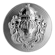 2 oz Scottsdale Mint Silver Lion Stacker Round