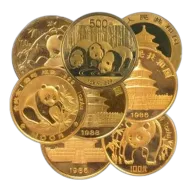 1 oz Chinese Gold Panda Coins - Random Year