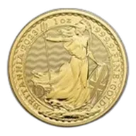2023 GB 1 oz Gold Coronation Britannia BU (Abrasions)