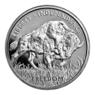 Pamp Silver Buffalo Round 1 oz .999 Fine