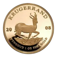 South Africa Krugerrand 1 Ounce Gold Coin 2008