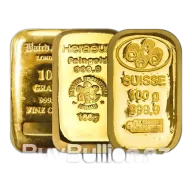 100 gram 99.9% Gold Bar
