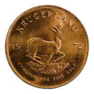 South Africa Gold Krugerrand 1 Ounce 1972