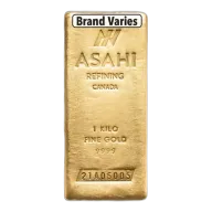 1 Kilo Gold Bar .9999 (Random Brand, COMEX/LBMA Deliverable)