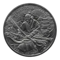 2025 Miyamoto Musashi Legendary Warriors 1oz Silver Bullion Round