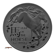 1 oz Lunar Silver Coin