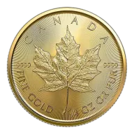 2023 1/4 oz Canadian Gold Maple Leaf Uncirculated
