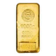 The Royal Mint 1kg Cast Gold Bullion Bar Pre-Owned