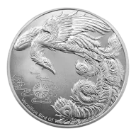 1oz Silver Coin - Vermilion Bird Of The South Summer - 2023