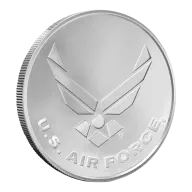 1 oz US Air Force "Because of the Brave" Silver Round