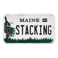Maine License Plate - Stacking Across America 1oz Silver Bar