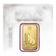 2019 1 gram Gold Bar - PAMP Suisse Lunar Pig Multigram (In Assay)