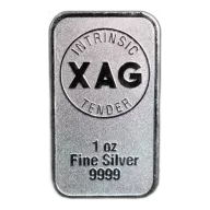 1 oz Intrinsic Tender Silver Bar