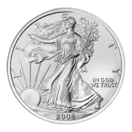 2004 Silver American Eagle - BU
