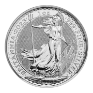 Great Britain 1 oz Silver Coin Britannia BU (King Charles III)