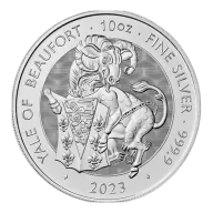 2023 UK Tudor Beasts 'Yale of Beaufort' 10oz Silver Coin
