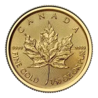 1/10 oz Maple Leaf Gold Coin