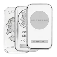 1 oz Silver Bar (Varied Condition - Mint of Our Choice)