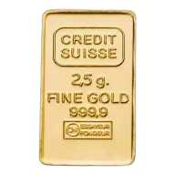 2.5g Gold Bar