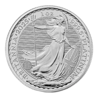 2025 1 Oz Great Britain Platinum Britannia (BU)