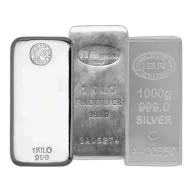 1 Kilo Silver Bar