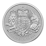 2019 Great Britain 1 oz Silver The Royal Arms BU