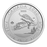 1.5 oz North American Bald Eagle Silver Coin