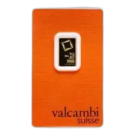 2.5 Gram Gold Bar - Valcambi (In Assay Card)