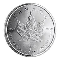 2015 1 oz Canadian Silver Maple Leaf Coin