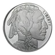 1 oz Silver Round - Buffalo Design (New)