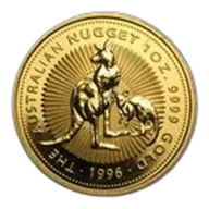 1996 Australia 1 oz Gold Nugget BU