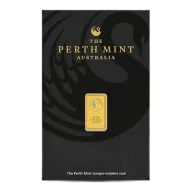 1 g Perth Mint Gold Minted Bar 9999