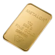 10 Gram Metalor Gold Bar