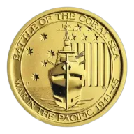 Australian Gold Battle of the Coral Sea, 1/4 oz - 2015