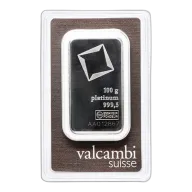100 Gram Platinum Bar Valcambi - .9995 Fine Platinum (In Assay)
