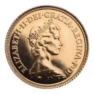 Gold Half Sovereign Elizabeth II Decimal Portrait