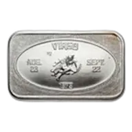 1 oz Silver Bar - Zodiac (U.S. Silver Corporation, Random Motif)