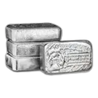 5 oz Cast-Poured Silver Bar - Pioneer Metals