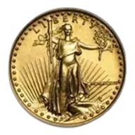 1987 1/4 oz American Gold Eagle BU (MCMLXXXVII)