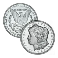 1/2 oz Morgan Silver Round